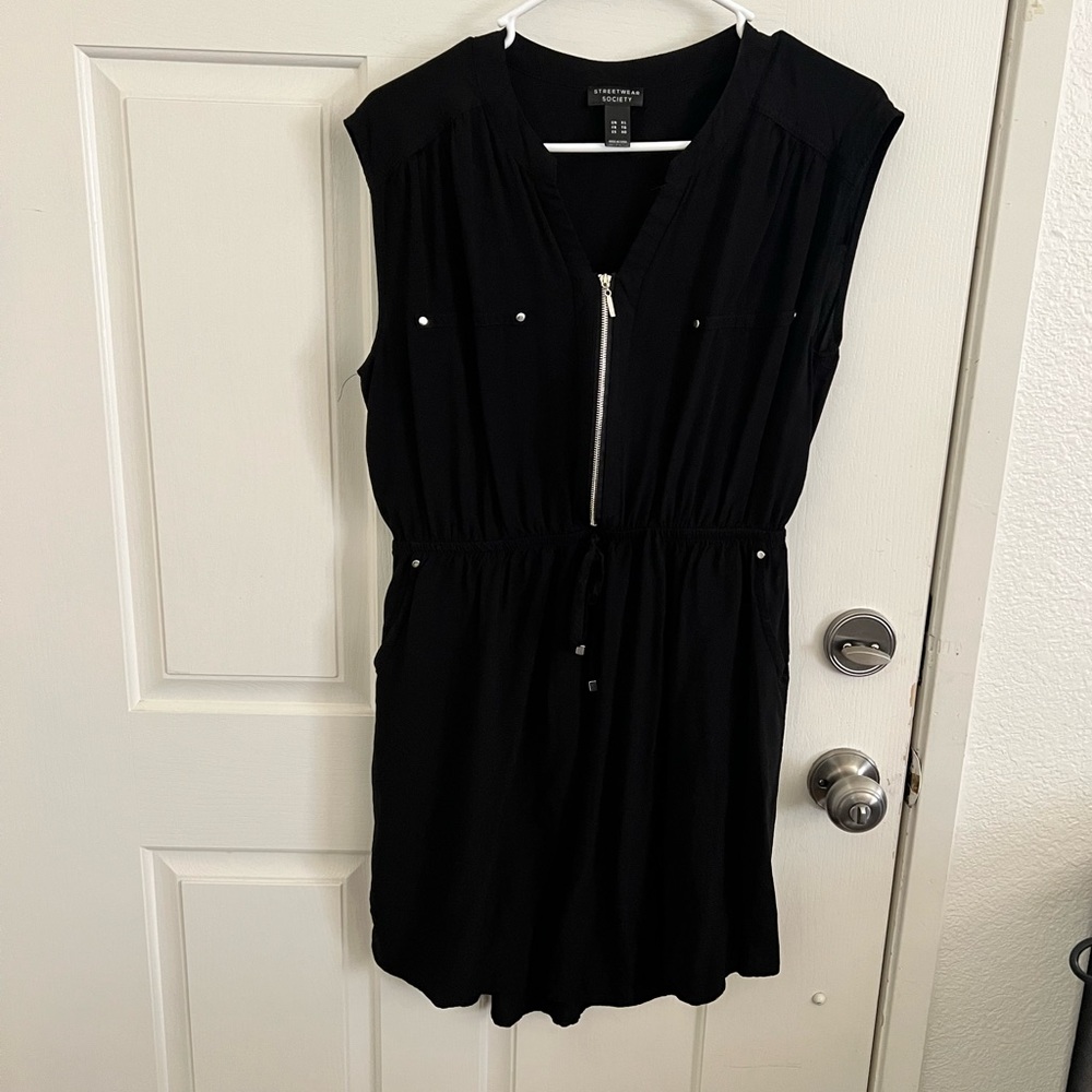 Jrs XL black pullover dress